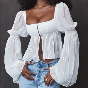 House of CB Lucie Off White Top (Tags On)